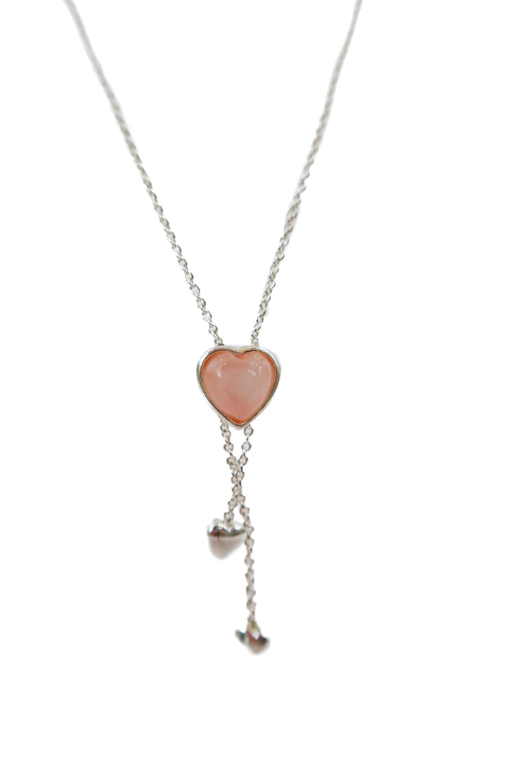 silver heart necklace