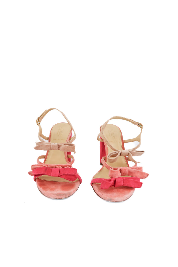 J Crew pink bow sandals (7)