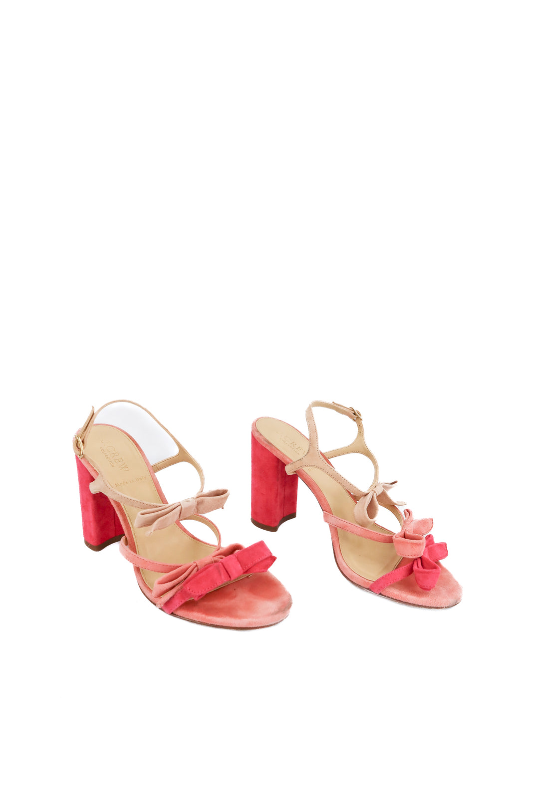 J Crew pink bow sandals (7)