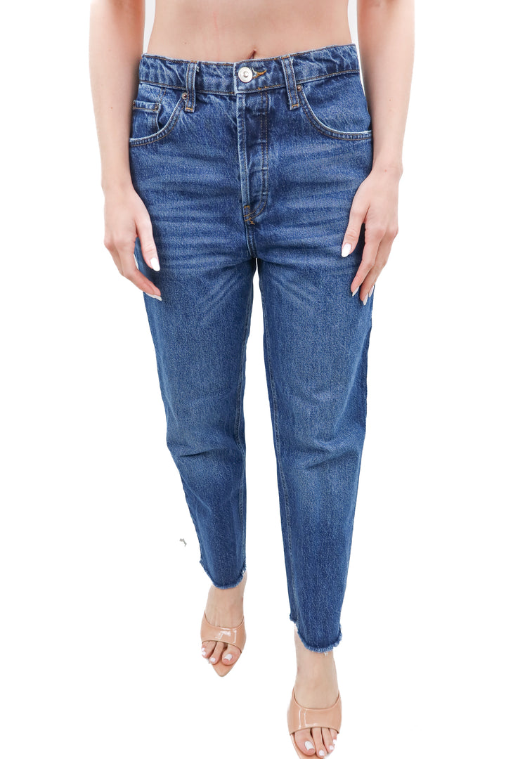 SLAY De Rococo dark wash jeans (26T; retail $180)