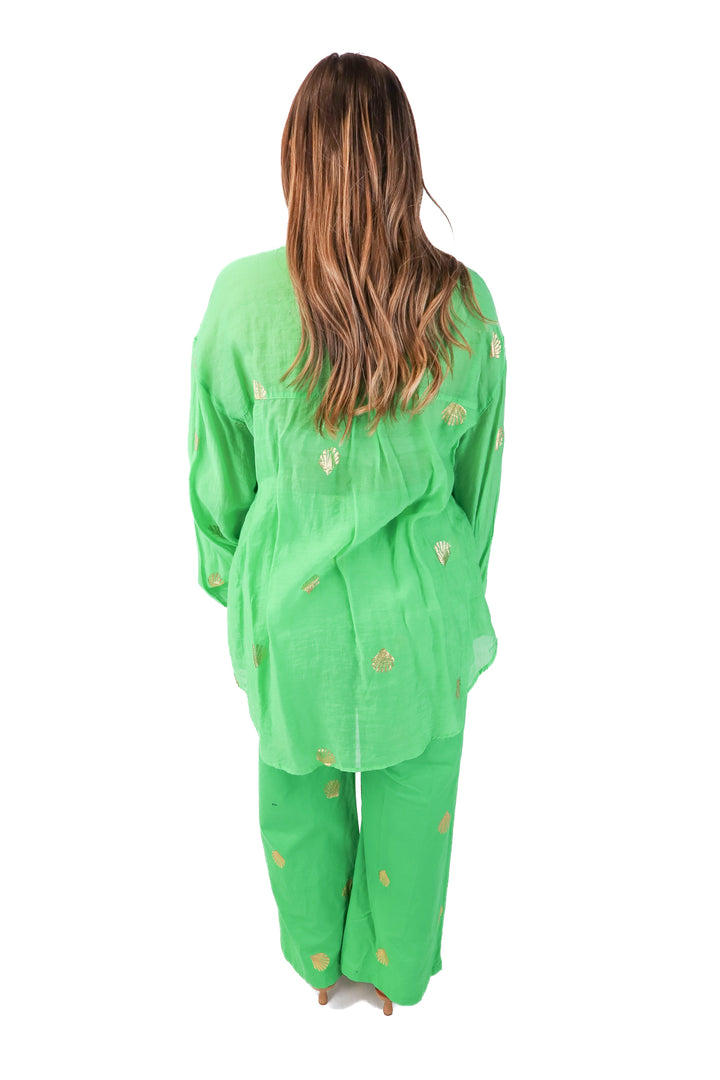 never fully dressed green seashell set (10)
