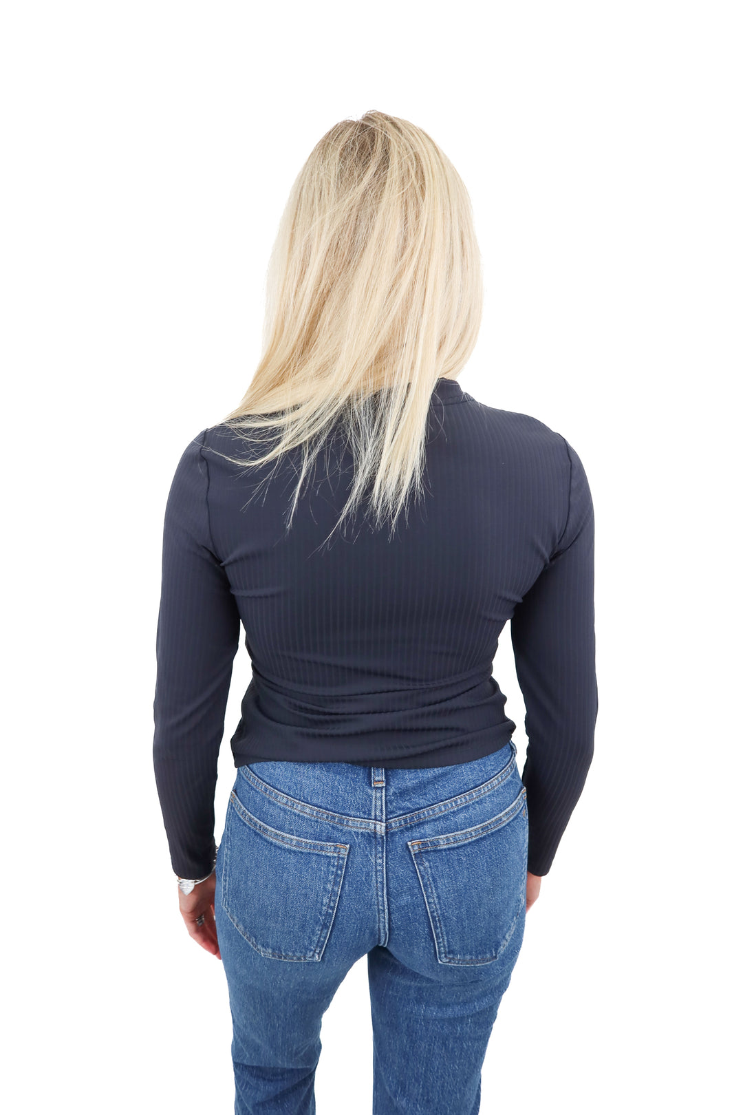 Rhone fitted black top (S)