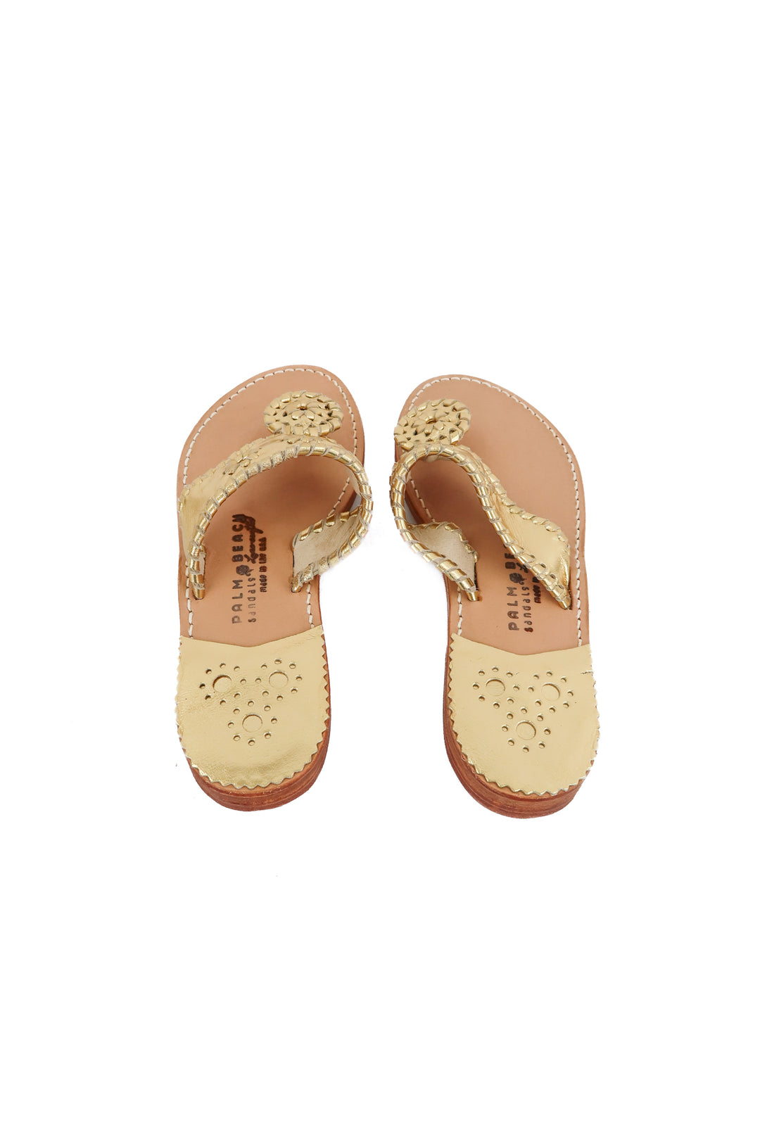 Palm Beach gold sandals (7)
