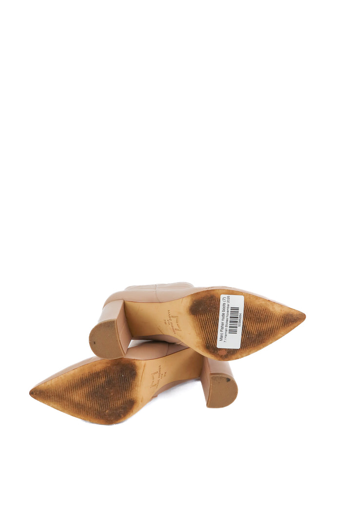 Marc Fisher nude boots (7; retail $129)