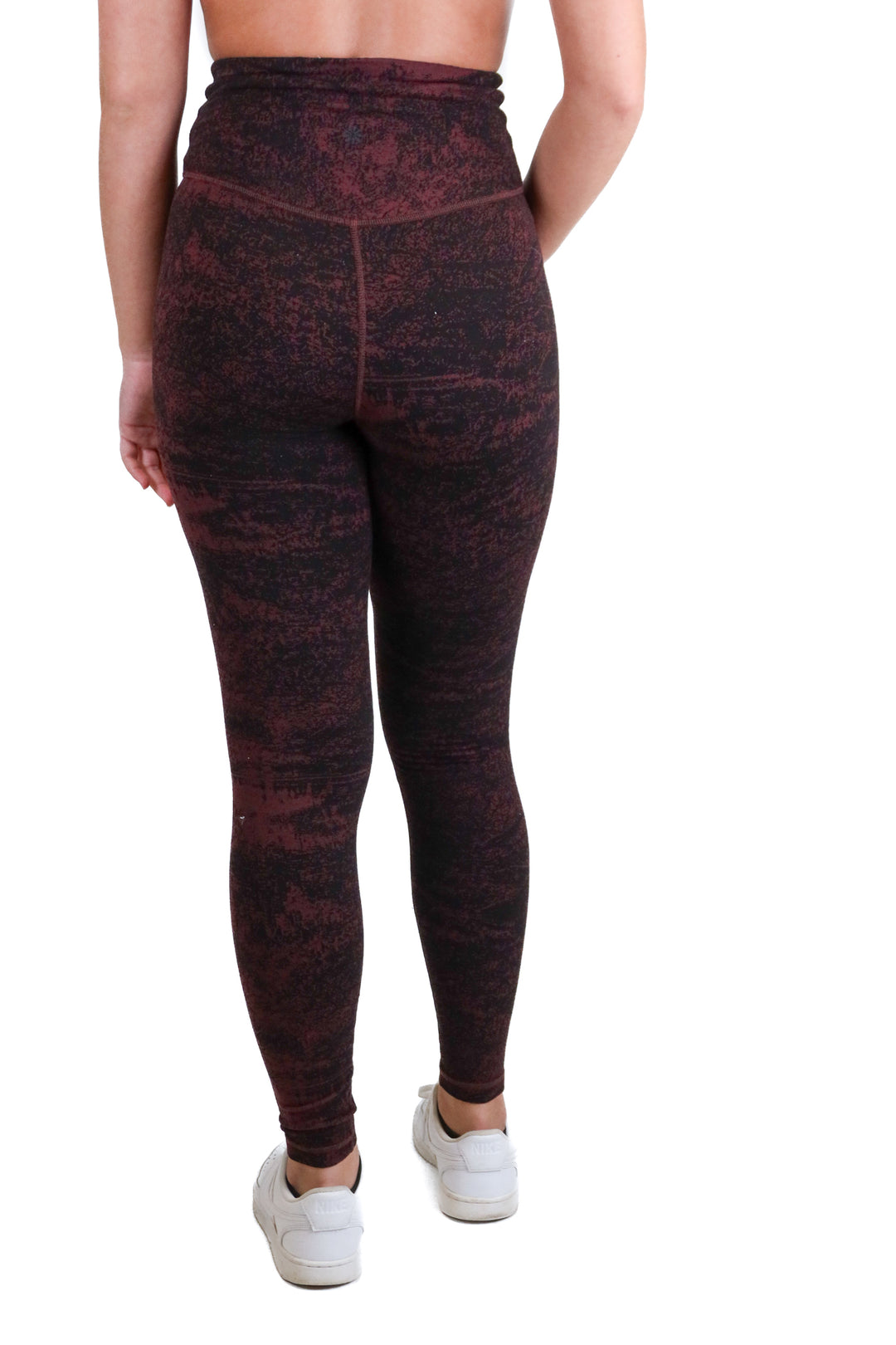 Athleta dark purple/black leggings (XS)