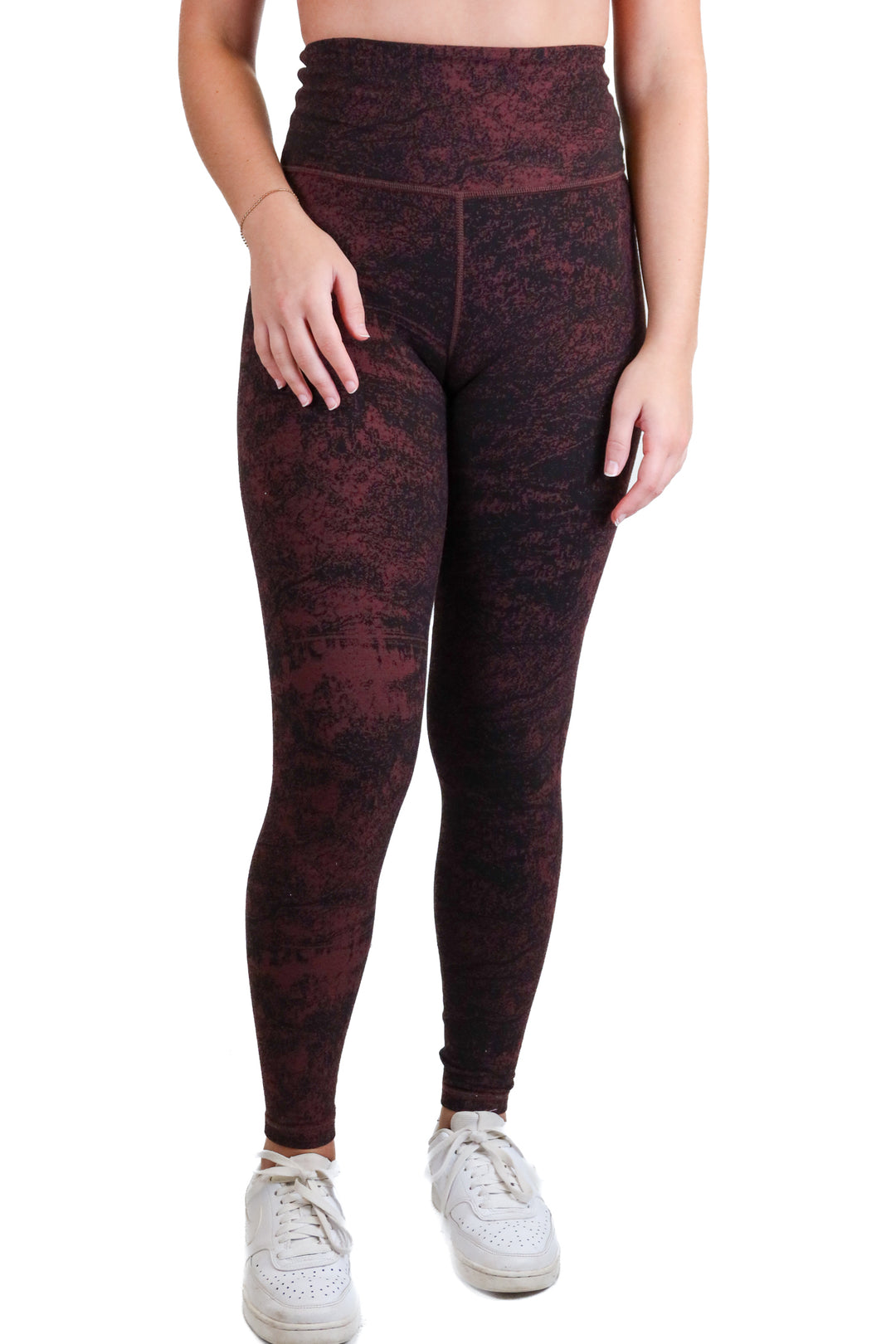 Athleta dark purple/black leggings (XS)