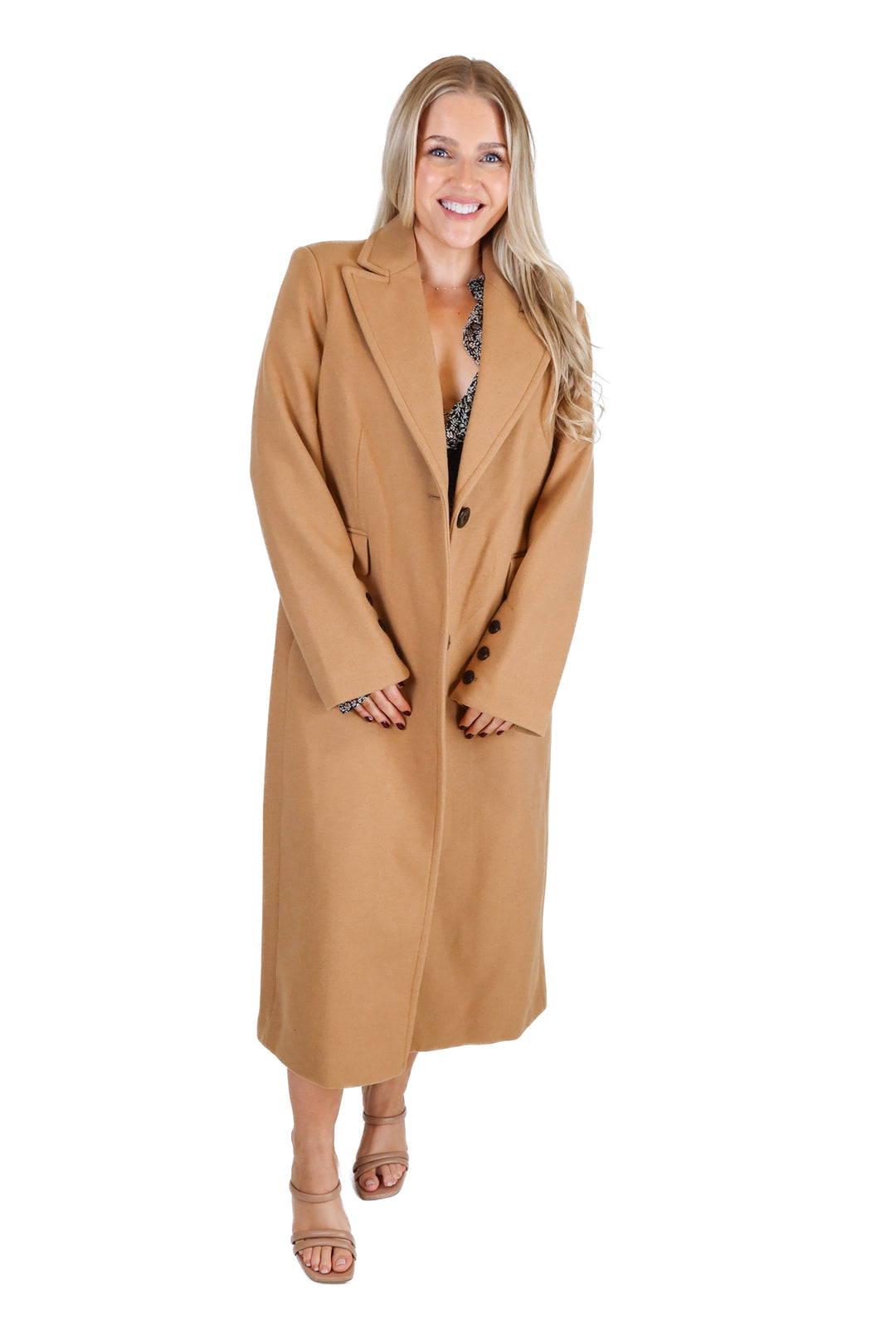 Sam Edelman Camel Long Coat NWT (M; Retail $220)