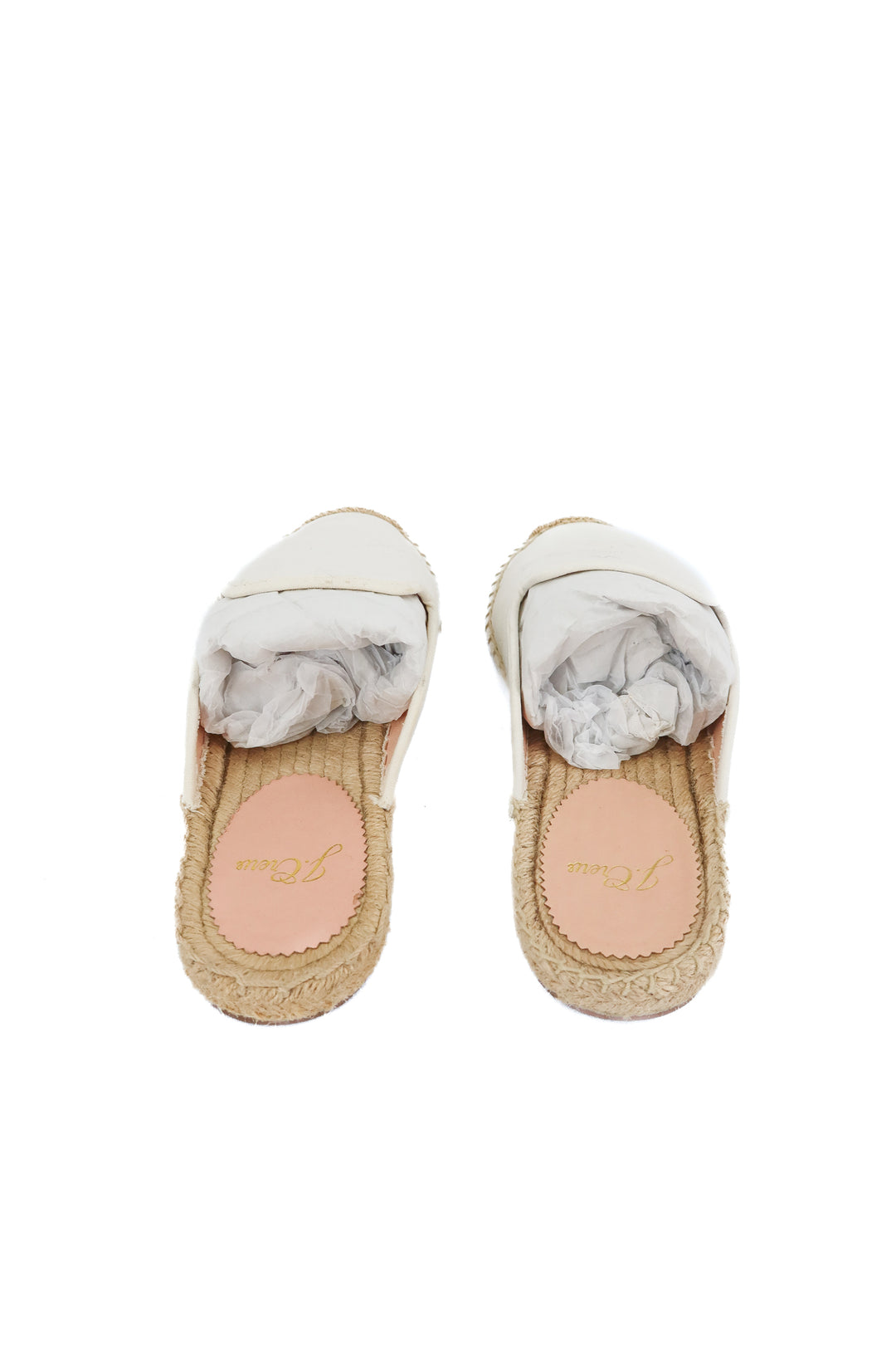 J Crew white canvas flats (7)