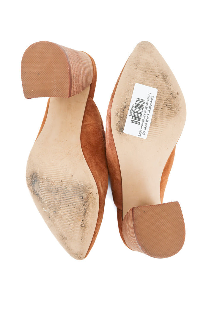 Steve Madden suede slides (7)