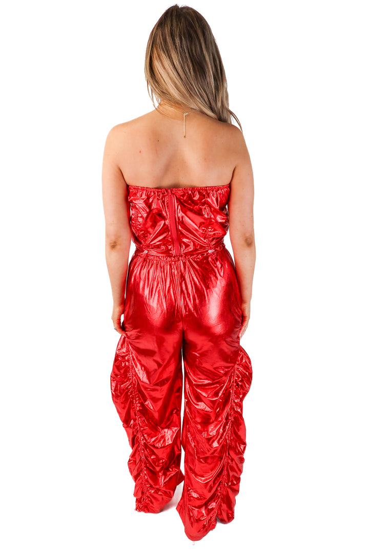 SOLD halfheart red metallic set (L)