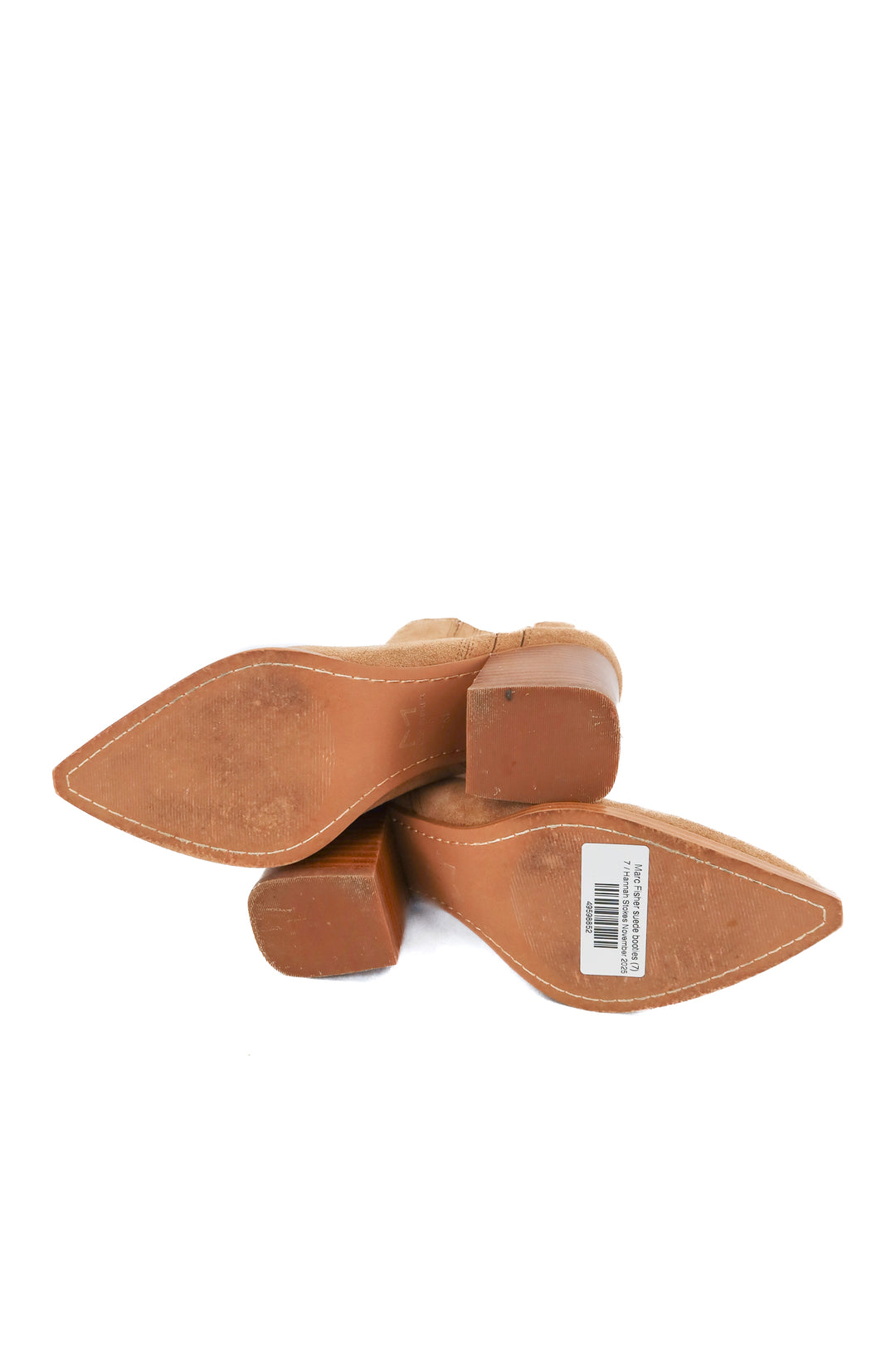 Marc Fisher suede booties (7; retail $129)