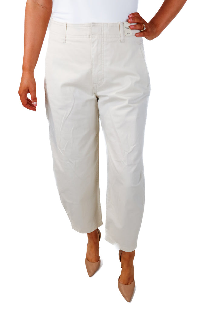 abercrombie & fitch curve love cream pants NWT (6R; retail $90)