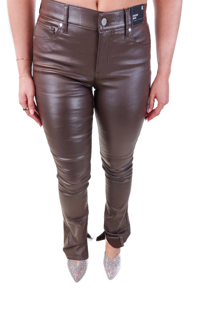 express brown metallic pants NWT (8L)