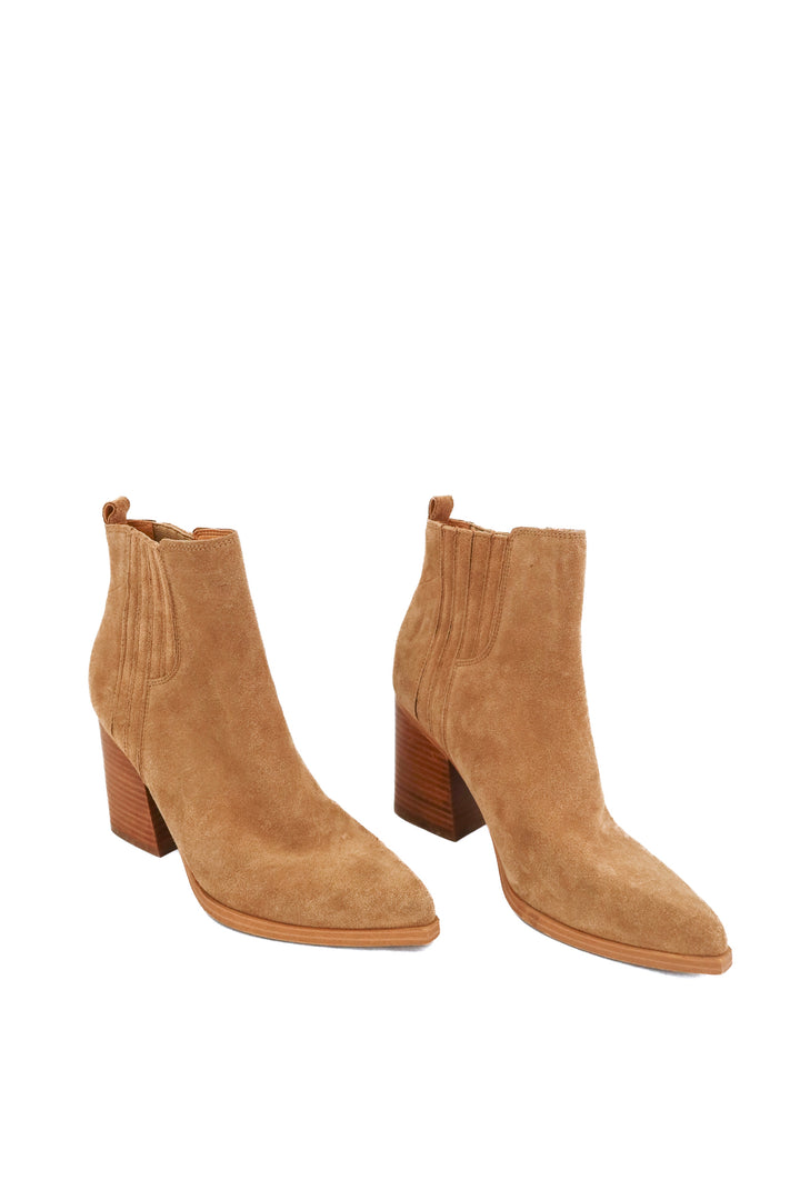 Marc Fisher suede booties (7; retail $129)