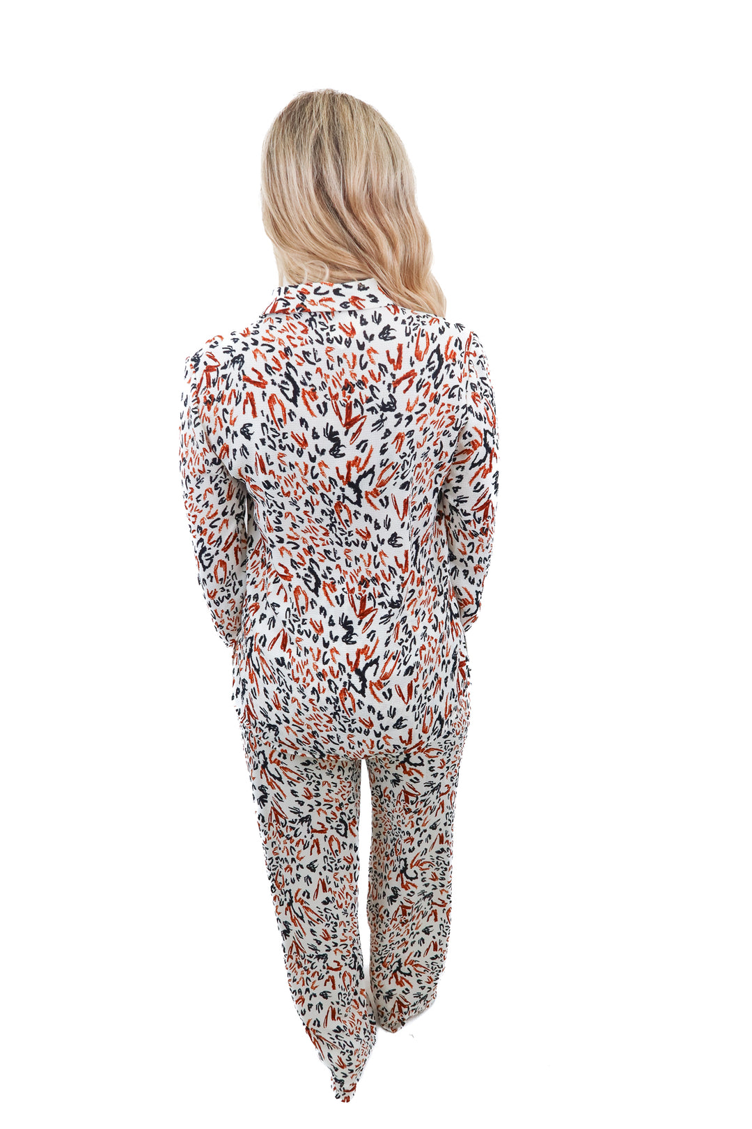 M.M Lafleur brown and black pattern set (S; retail $280)
