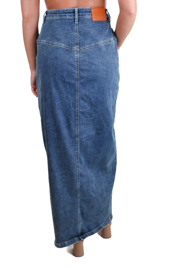 Princess Polly Denim Maxi Skirt (4)