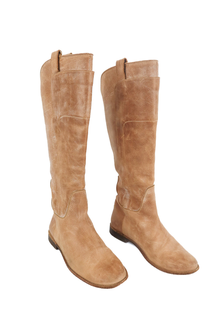 Frye tall leather boots (7; retail $398)