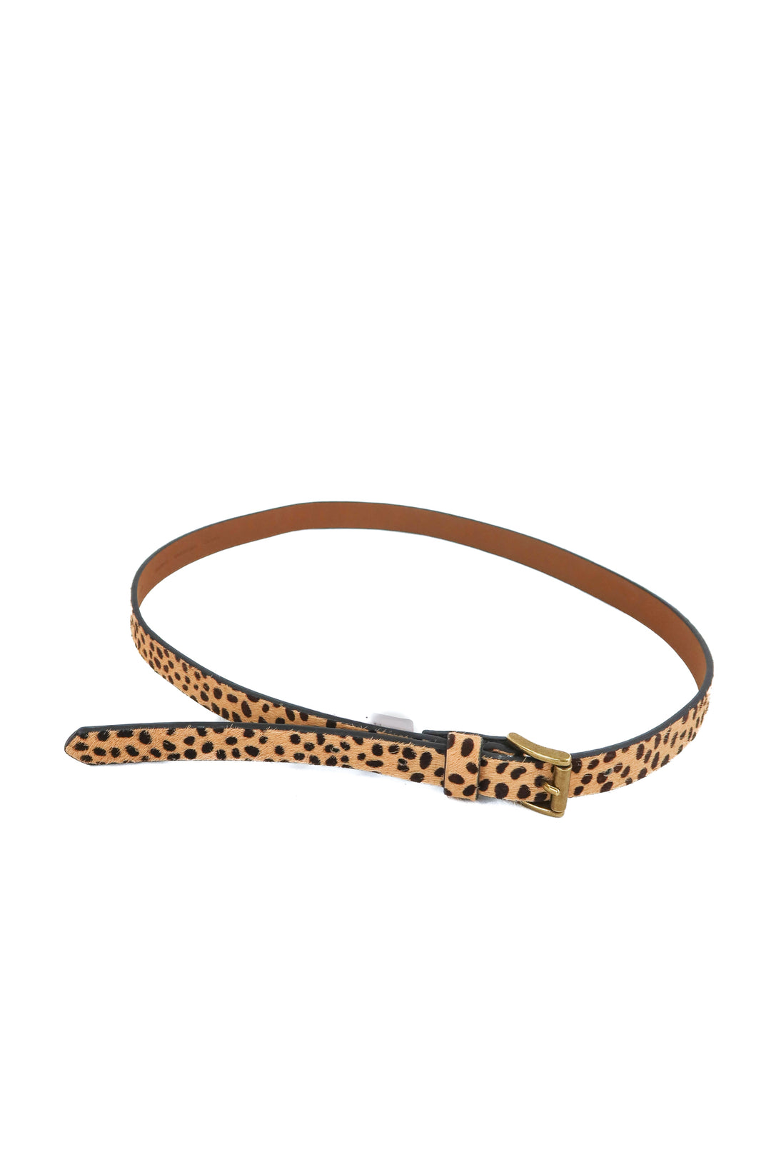 loft cheetah print belt (S)
