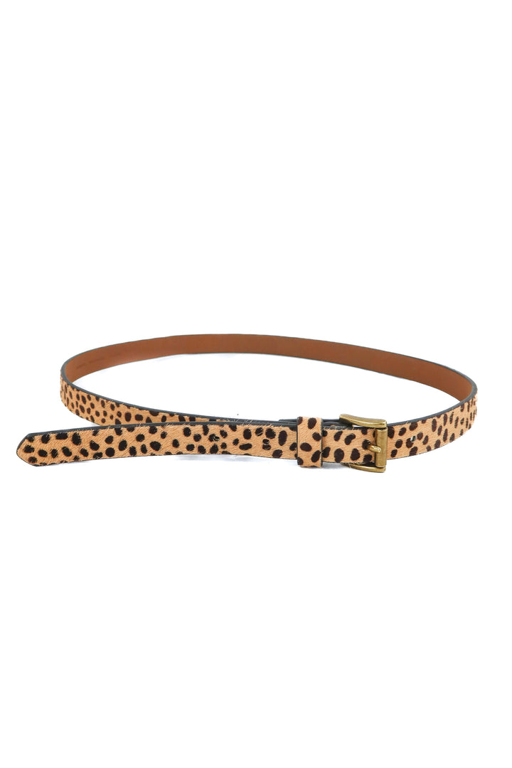loft cheetah print belt (S)