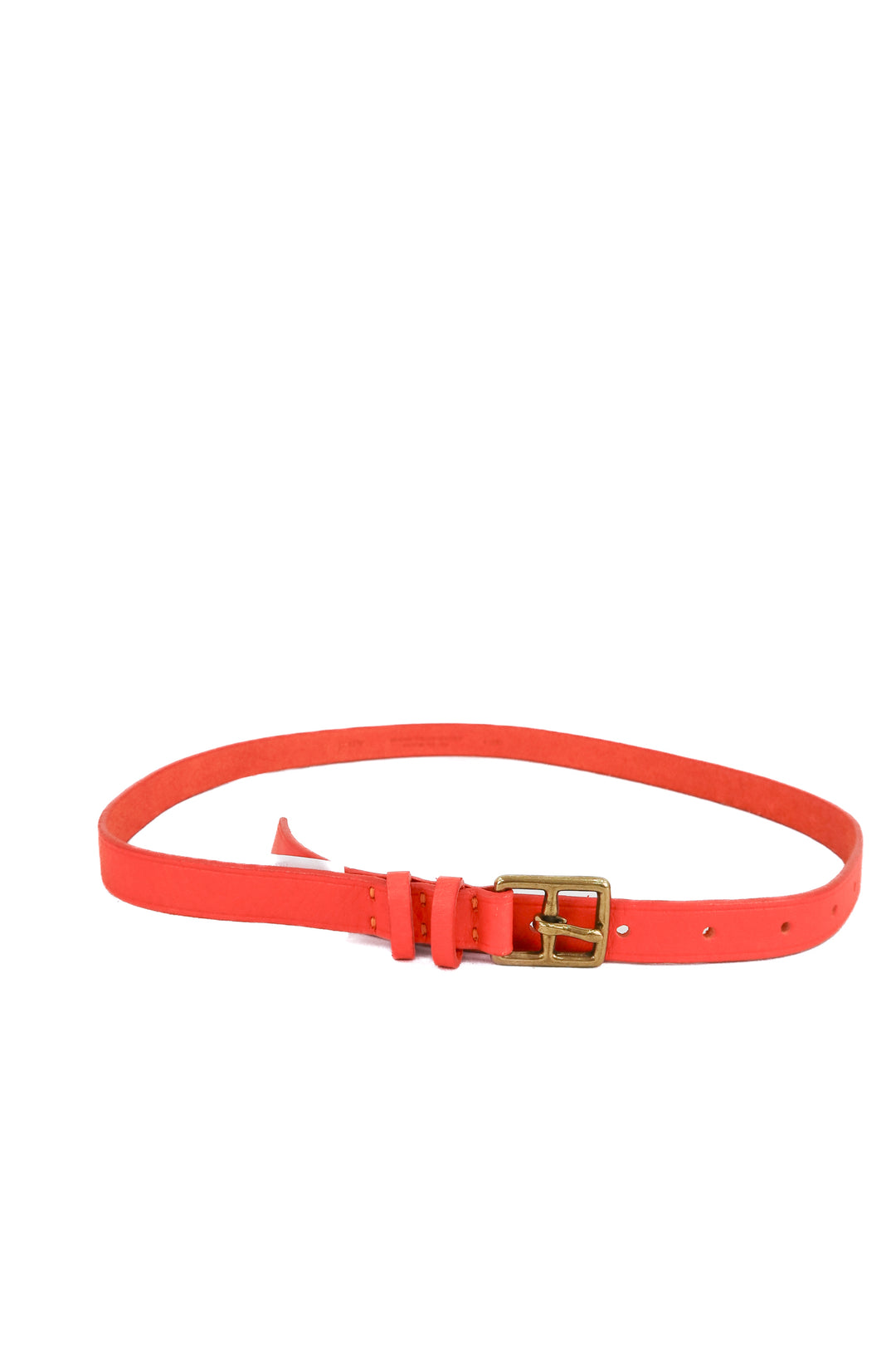 j. crew orange belt