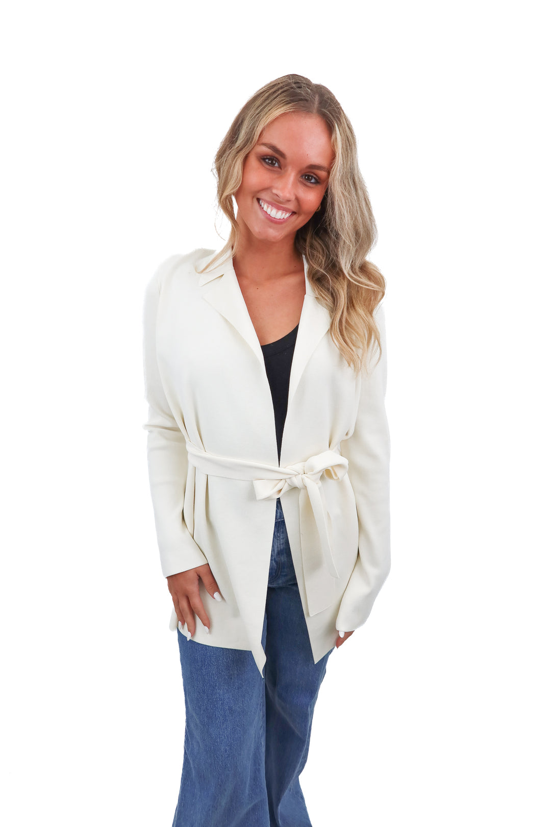 M.M. Lafleur cream cardigan (S)
