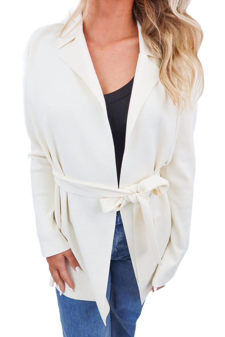 M.M. Lafleur cream cardigan (S)