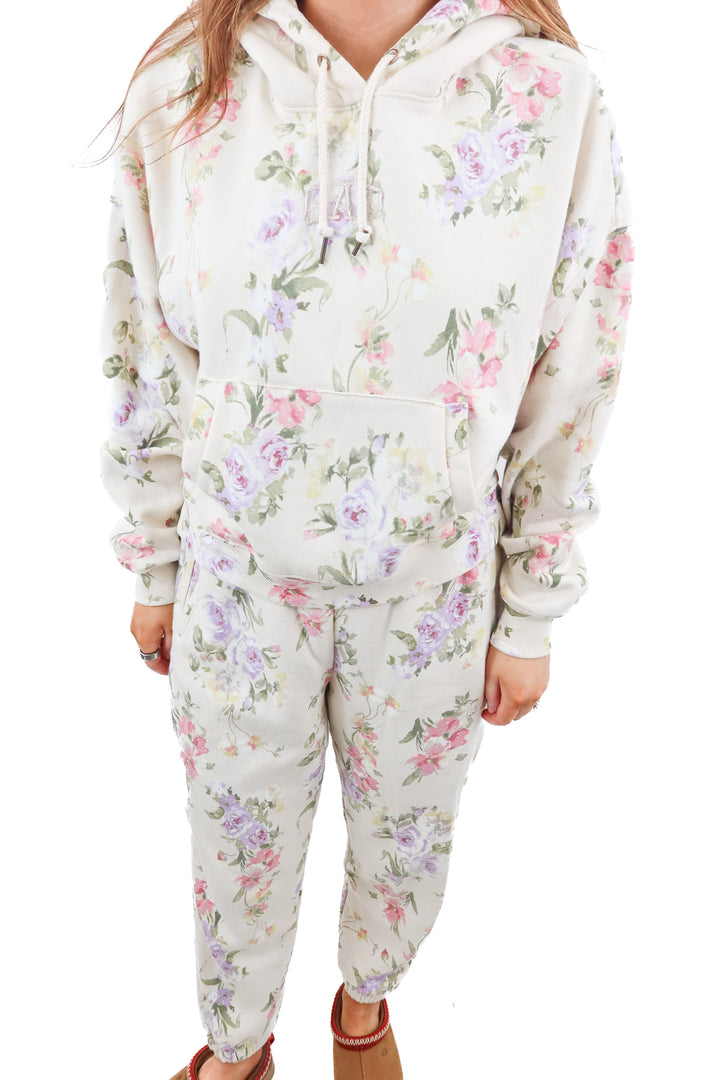 Gap x LoveShack Fancy floral sweat set (XS)