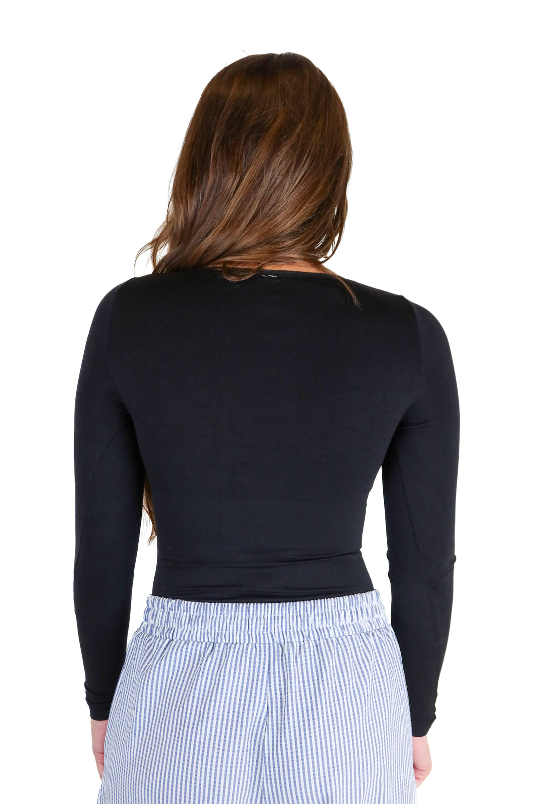 feelin girl black long sleeve bodysuit NWT (xs/s)