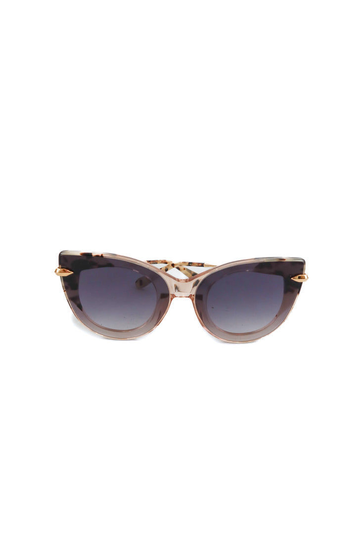 krewe laveau nylon petal/oyster sunglasses (retail $325)