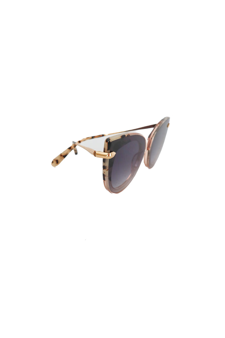 krewe laveau nylon petal/oyster sunglasses (retail $325)
