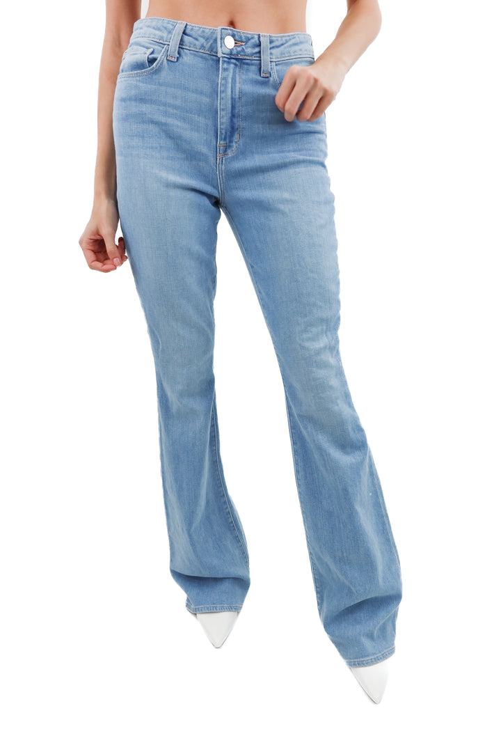 lagence light wash flare jeans (28; retail $290)
