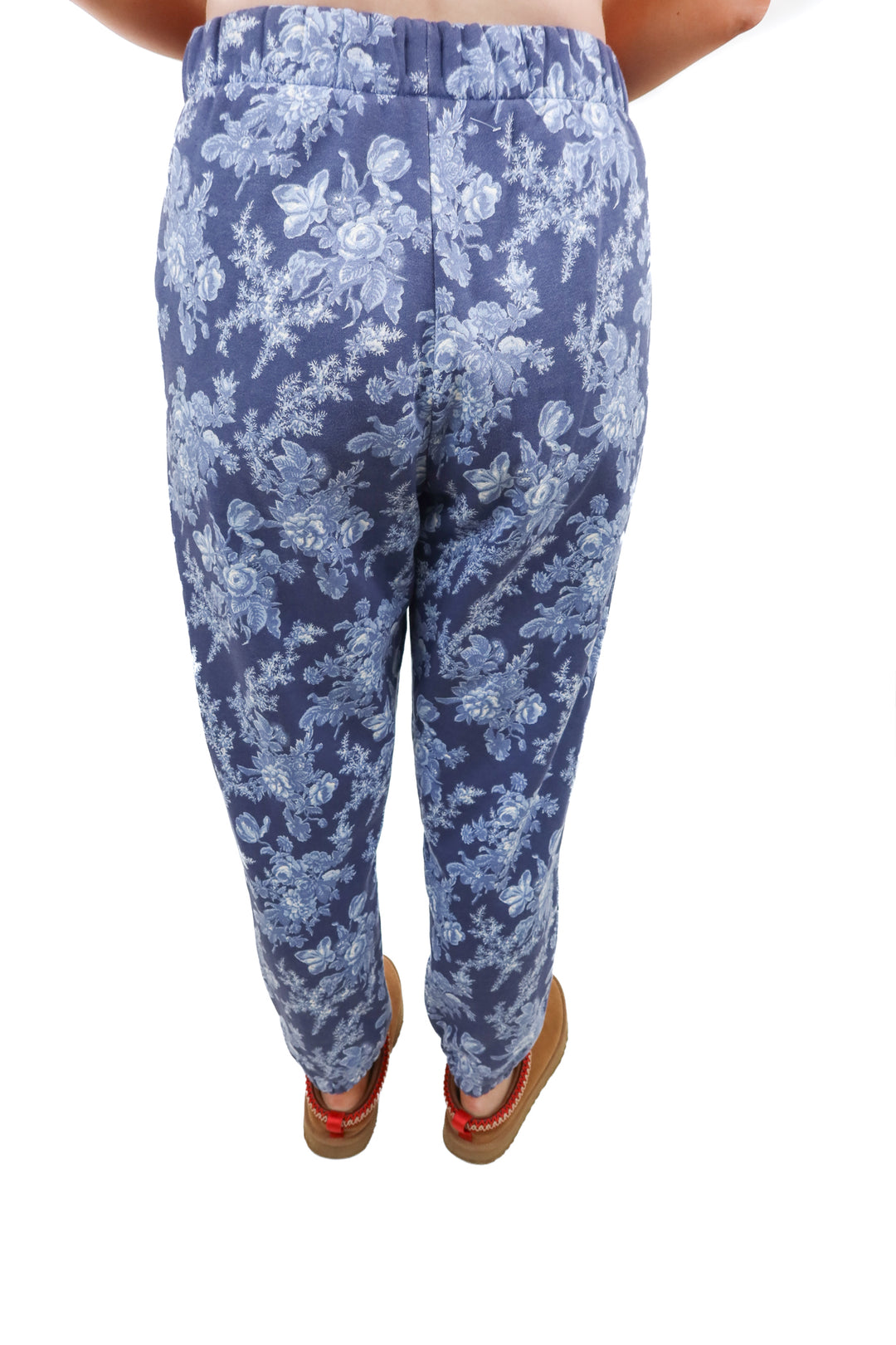 Gap x LoveShackFancy blue floral jogger sweatpants (S)