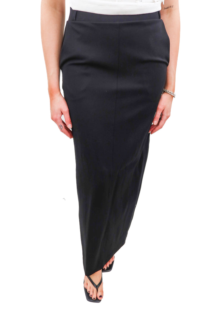 Residus black  maxi skirt (S; retail $130)