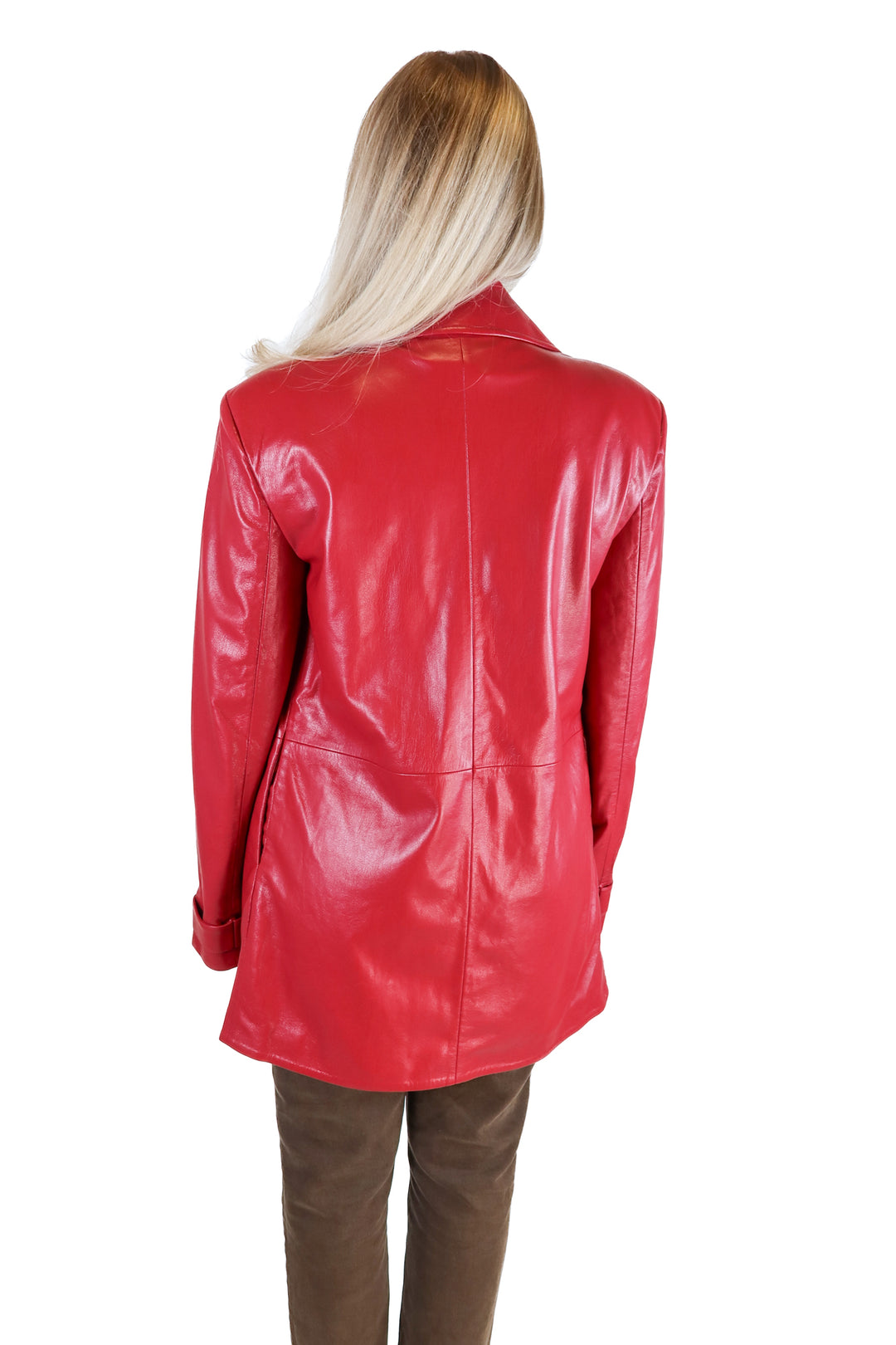 House of Harlow Vegan Red Leather Coat NWT (S; retails for $258)