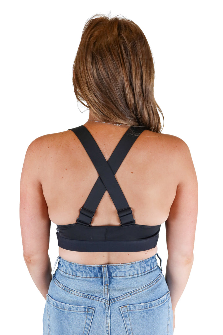 Free People Movement Black Sports Bra (S)