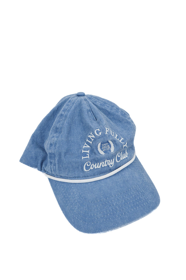 living fully denim baseball hat