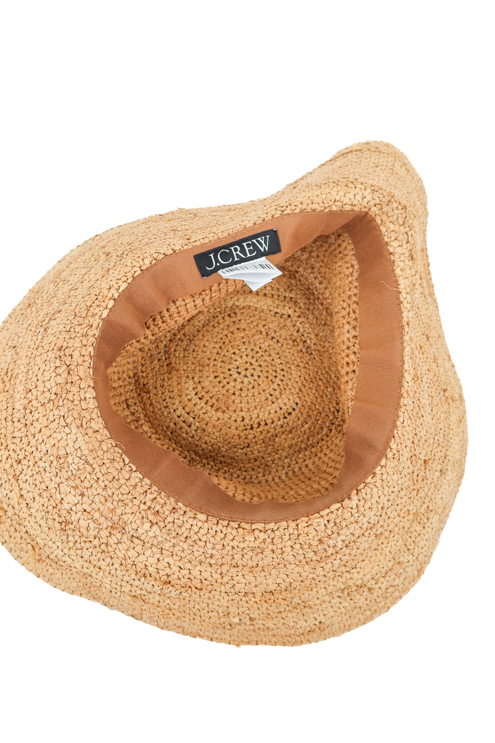 j.crew raffia bucket hat (S/M)