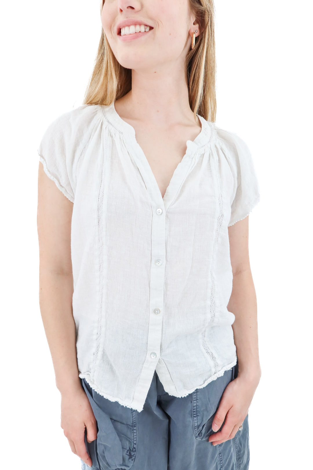 rails white loose top (xs; retail $178)