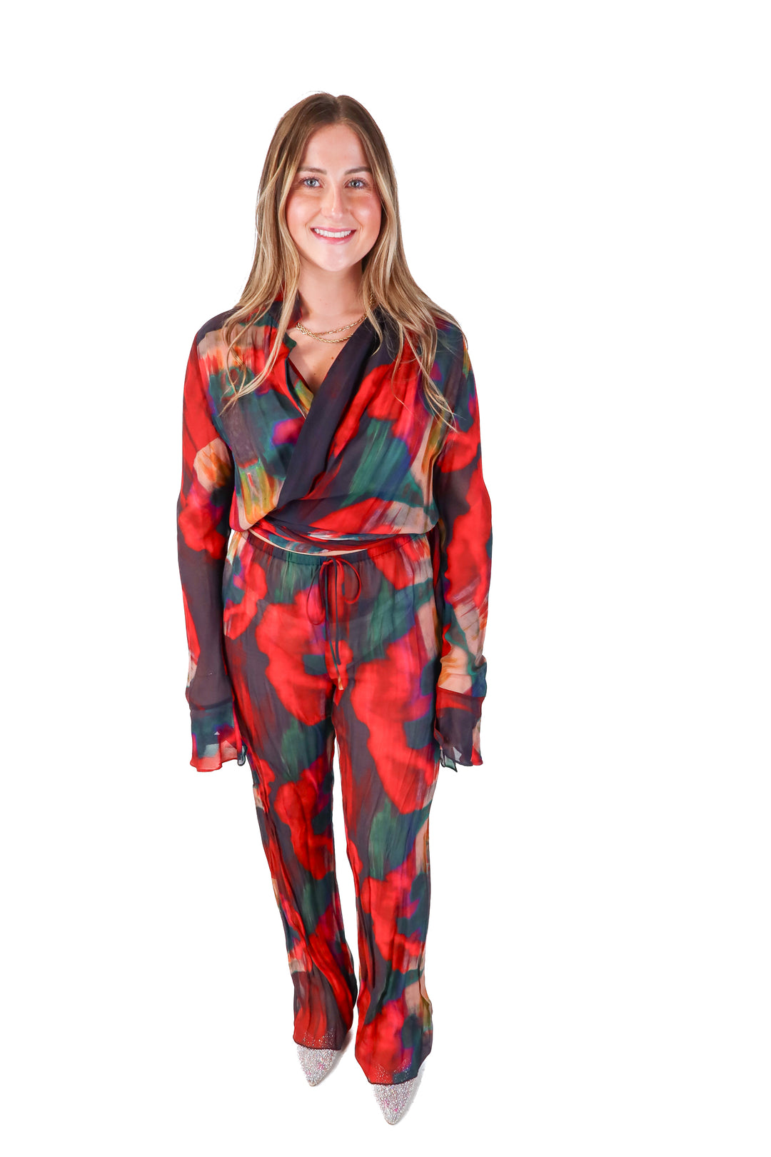rat and boa multi color sheer set (M*)