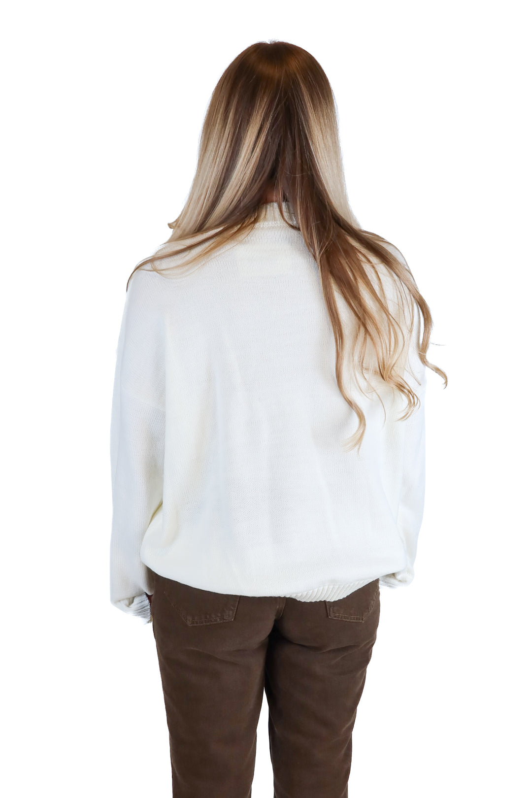 Cream American Flag Sweater (M)