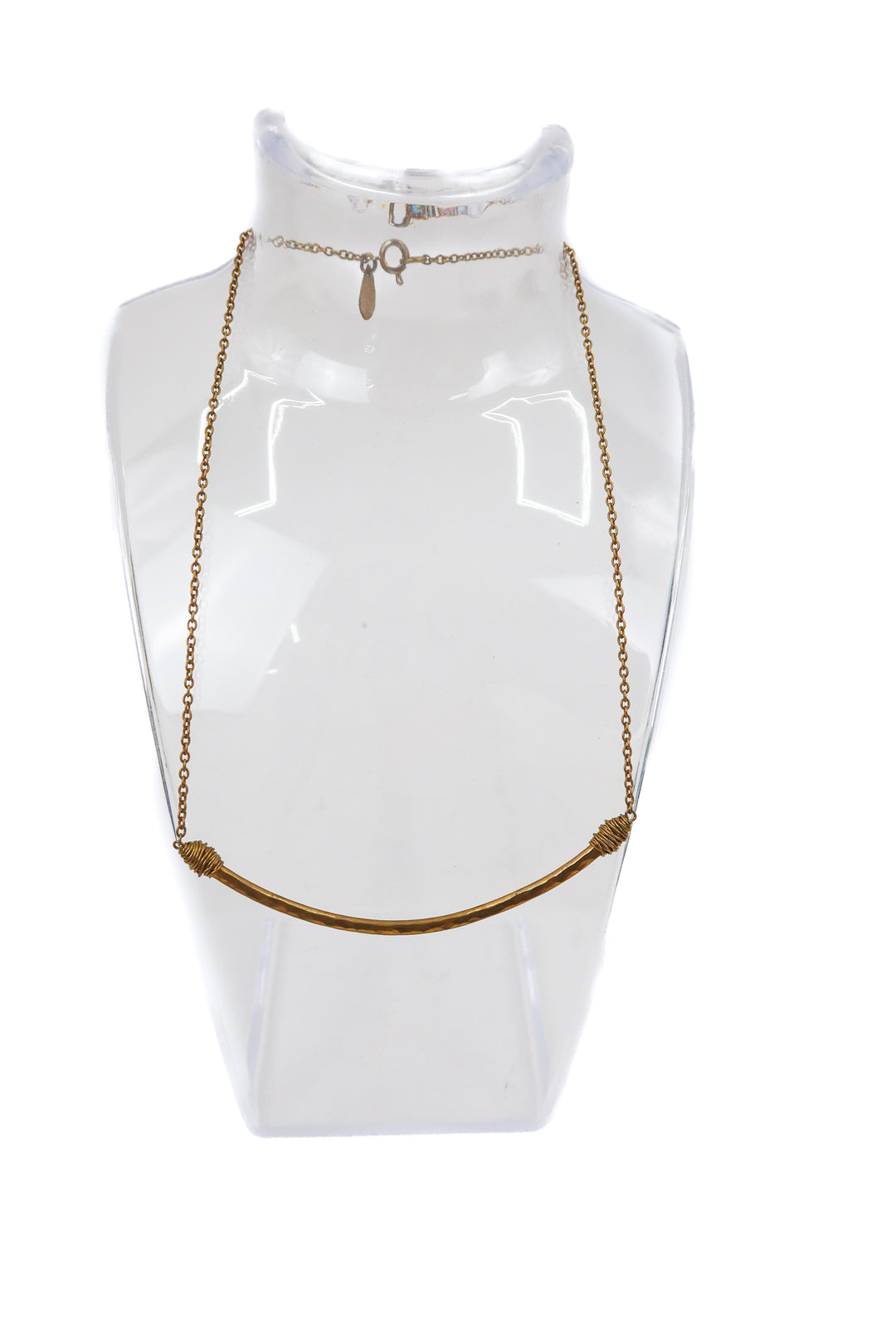 Antique gold bar nacklace