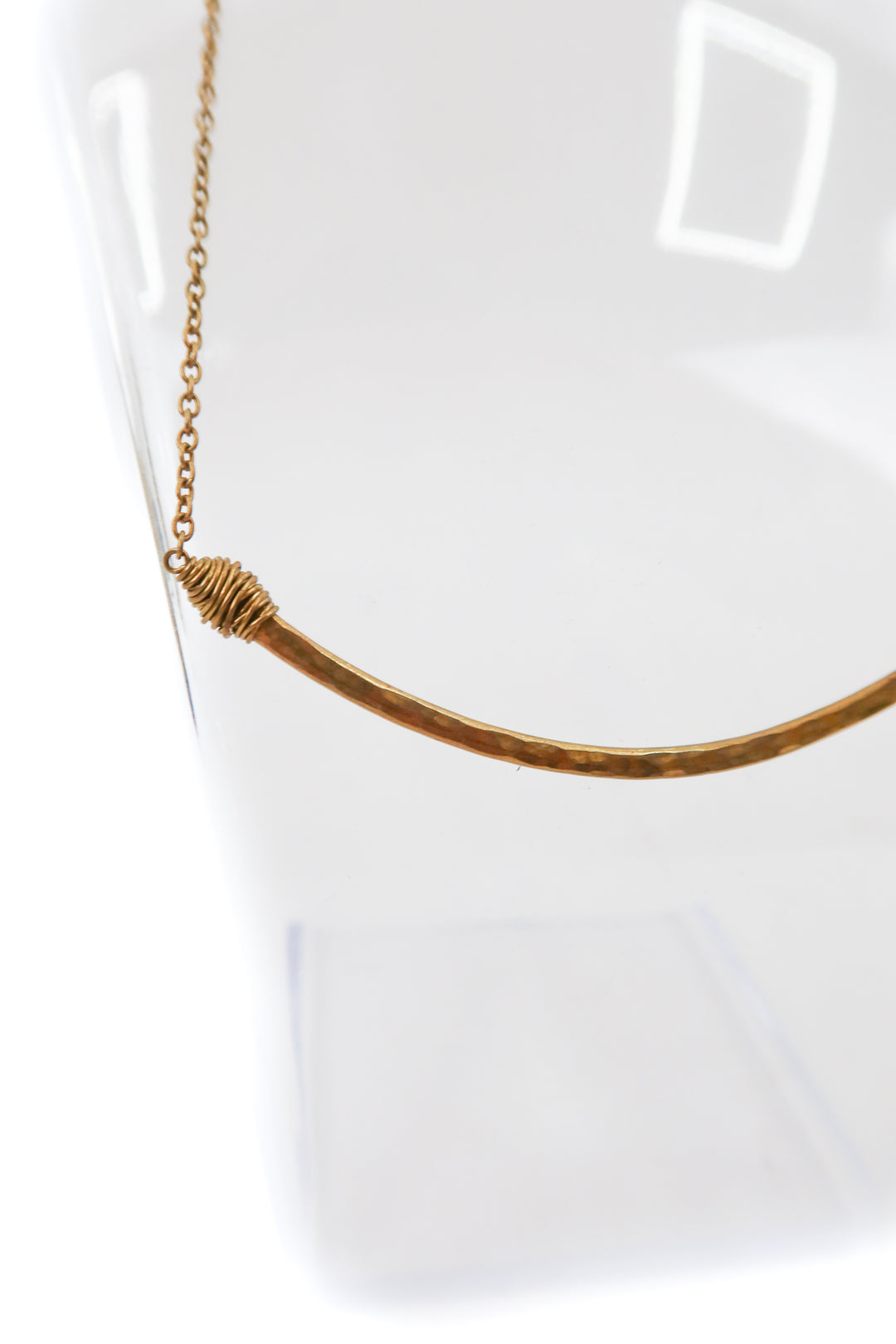 Antique gold bar nacklace
