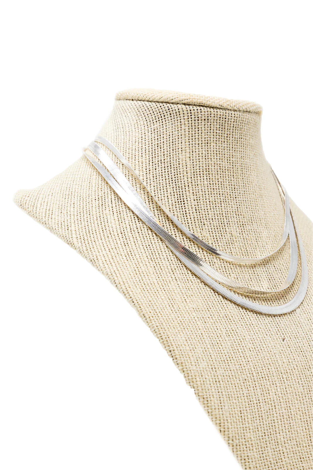 Ella Langley  X Mary Kathryn Designs Silver Triple Threat Necklace
