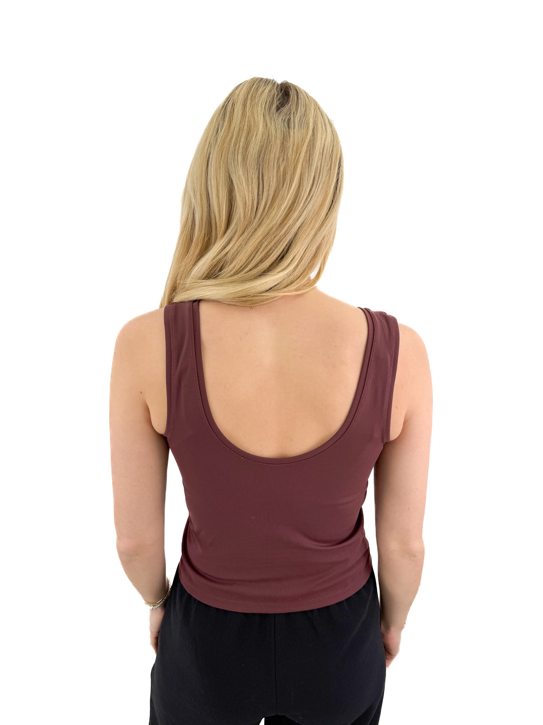 Spanx brown tank top (M)