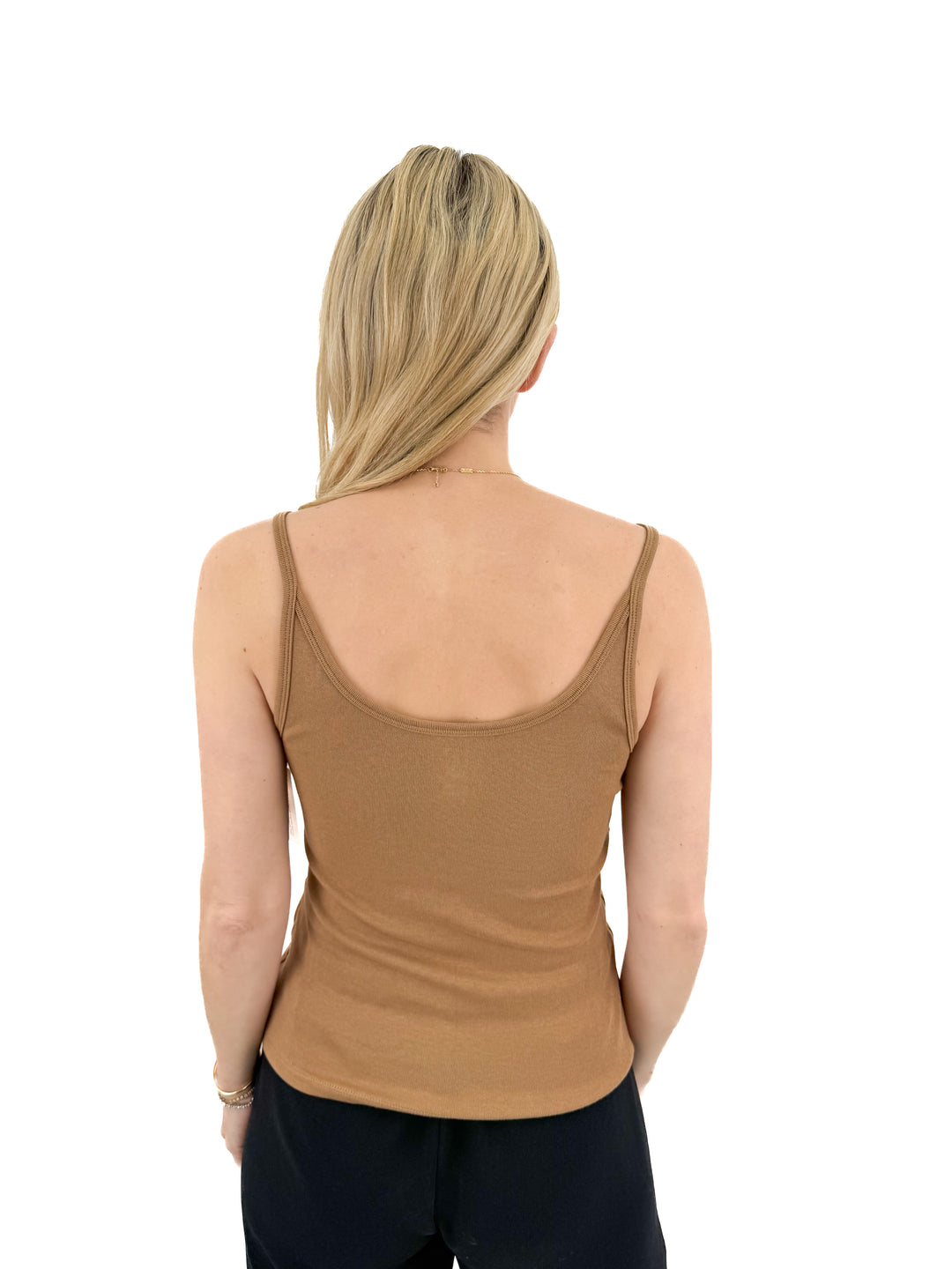 gap brown spaghetti strap tank NWT (M)