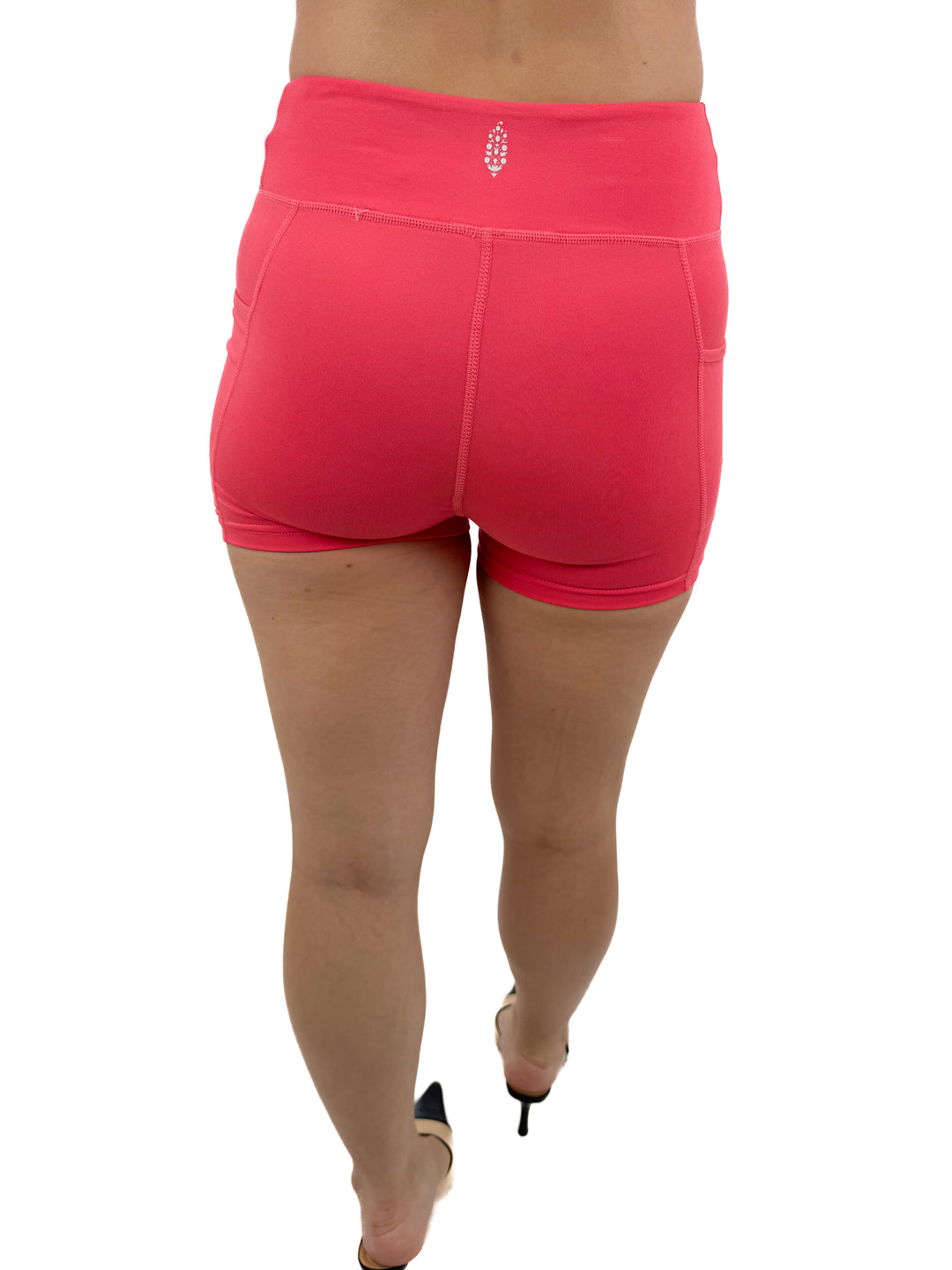 free people movement coral biker shorts (xs; retail $48)