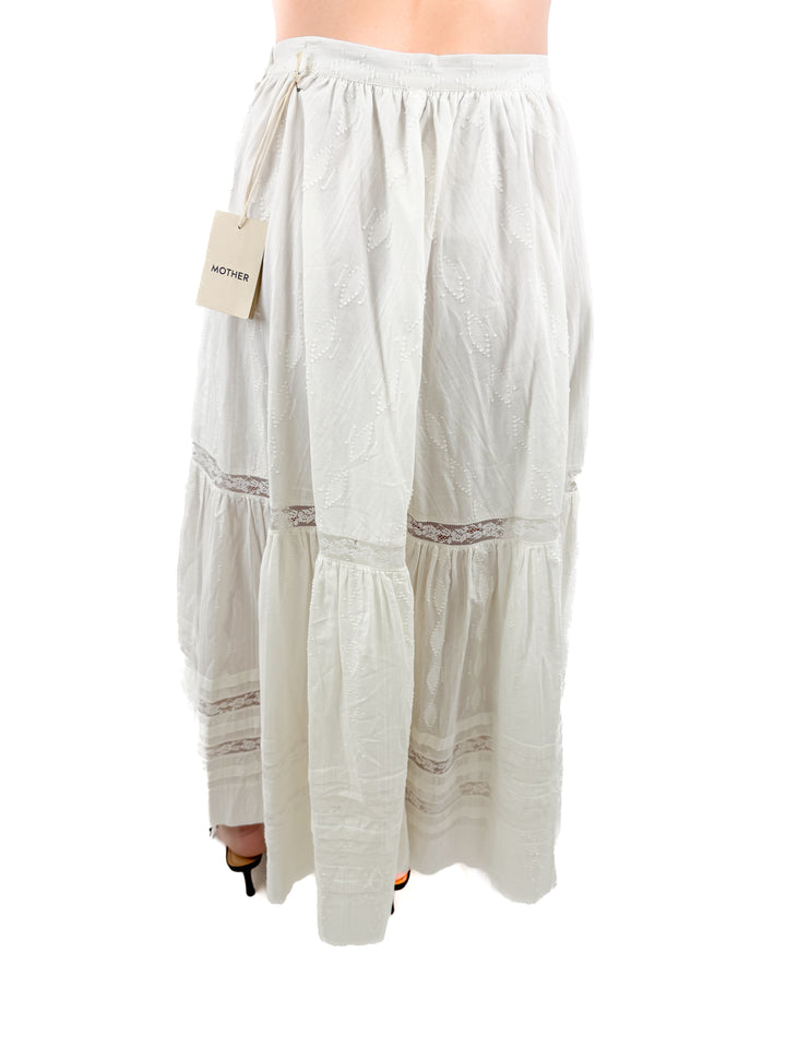 mother white the laced up skirt NWT (S; retail $395)