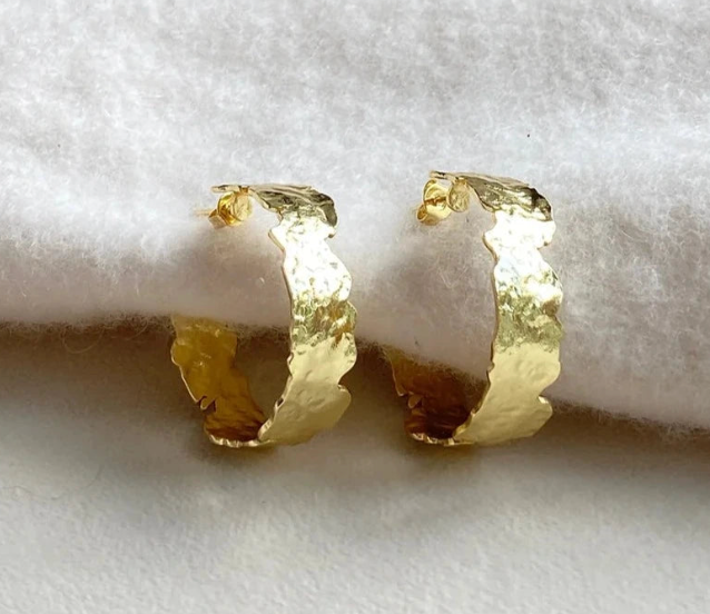 Easton Elle Plated Hoops