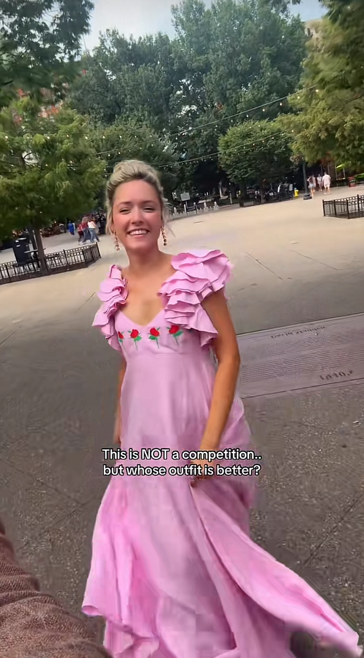 fanm mon pink linen maxi dress (xs)