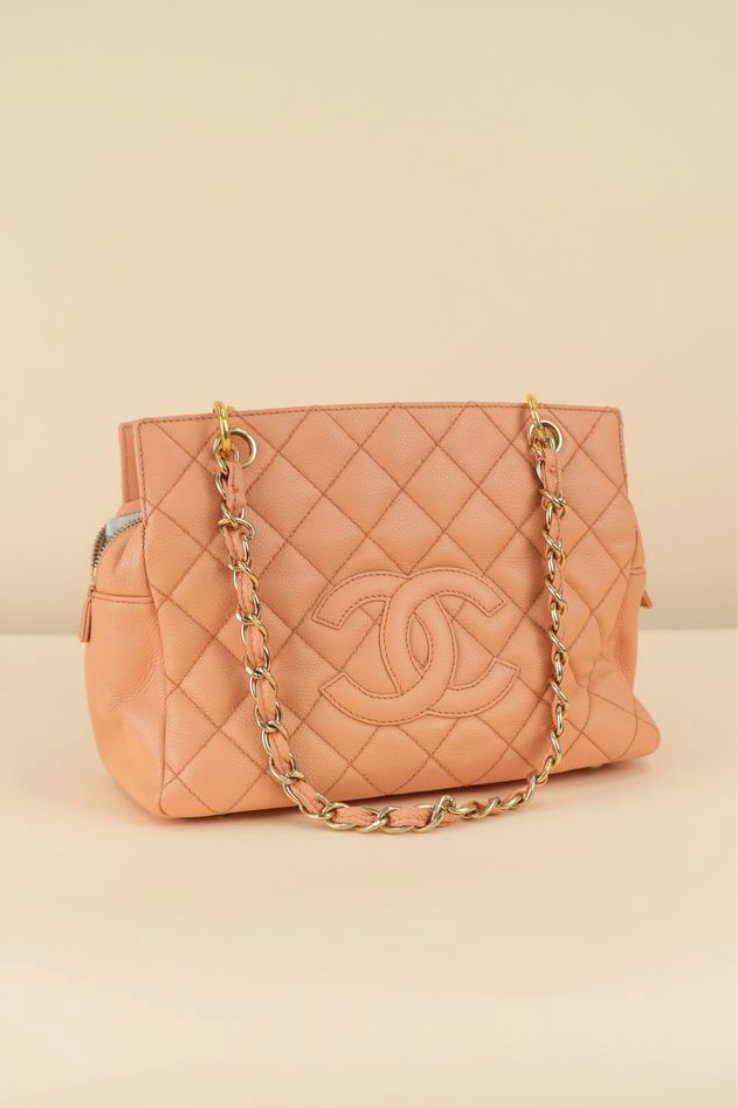 Chanel Petite Caviar Calfskin Timeless Tote (vintage)